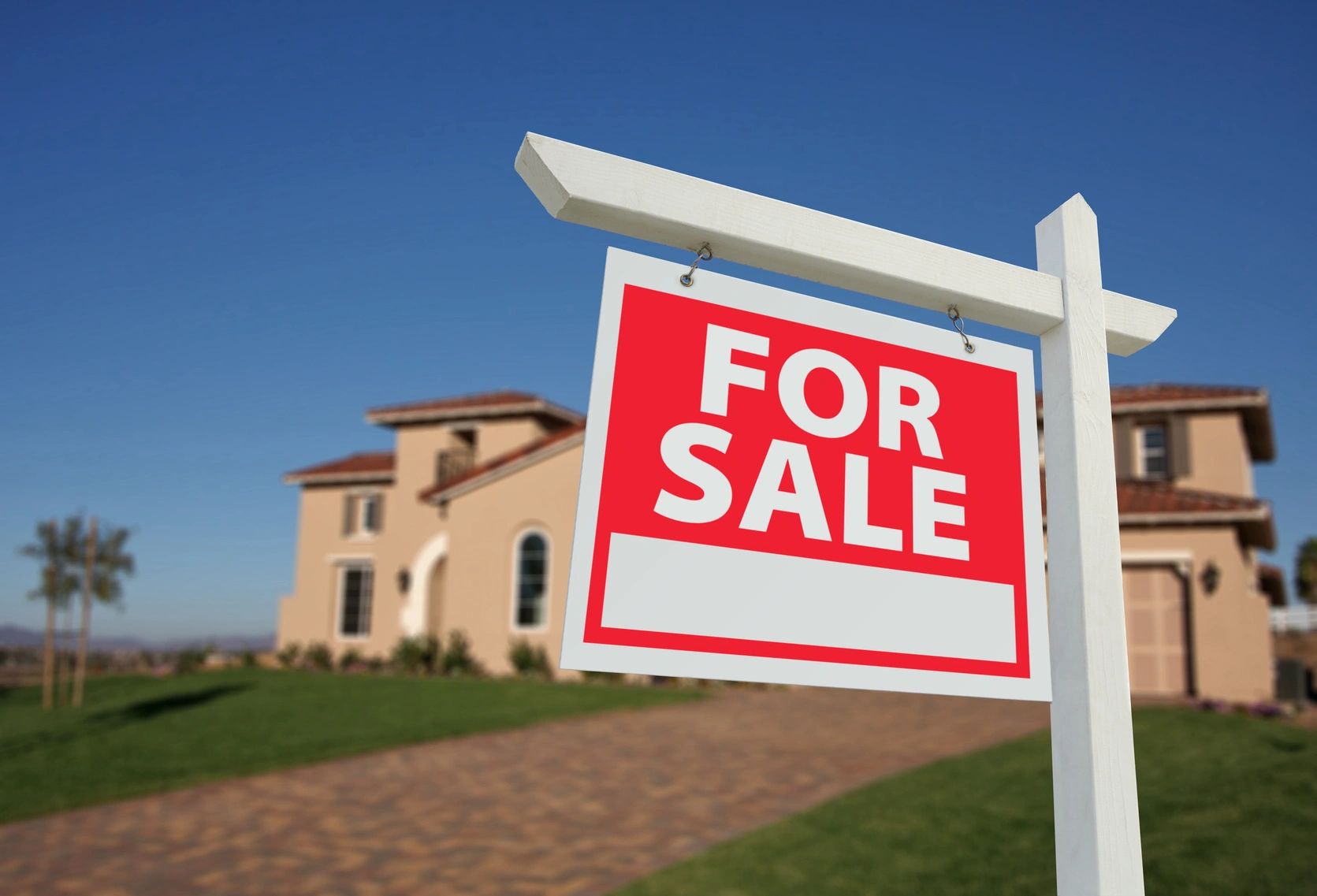 Seller Information - For Sale Sign in Front of House